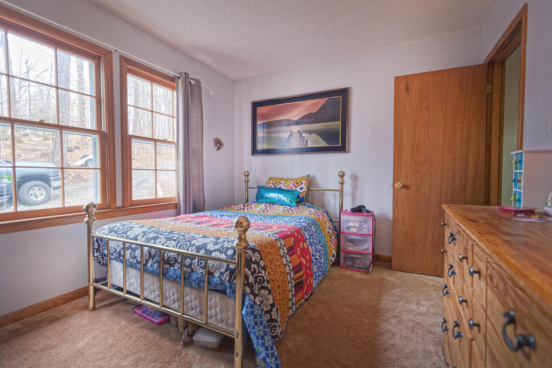 699 Highland Lake Road Union Hall, VA 24176 - Photo 20 of 33 a bedroom with a bed and a window