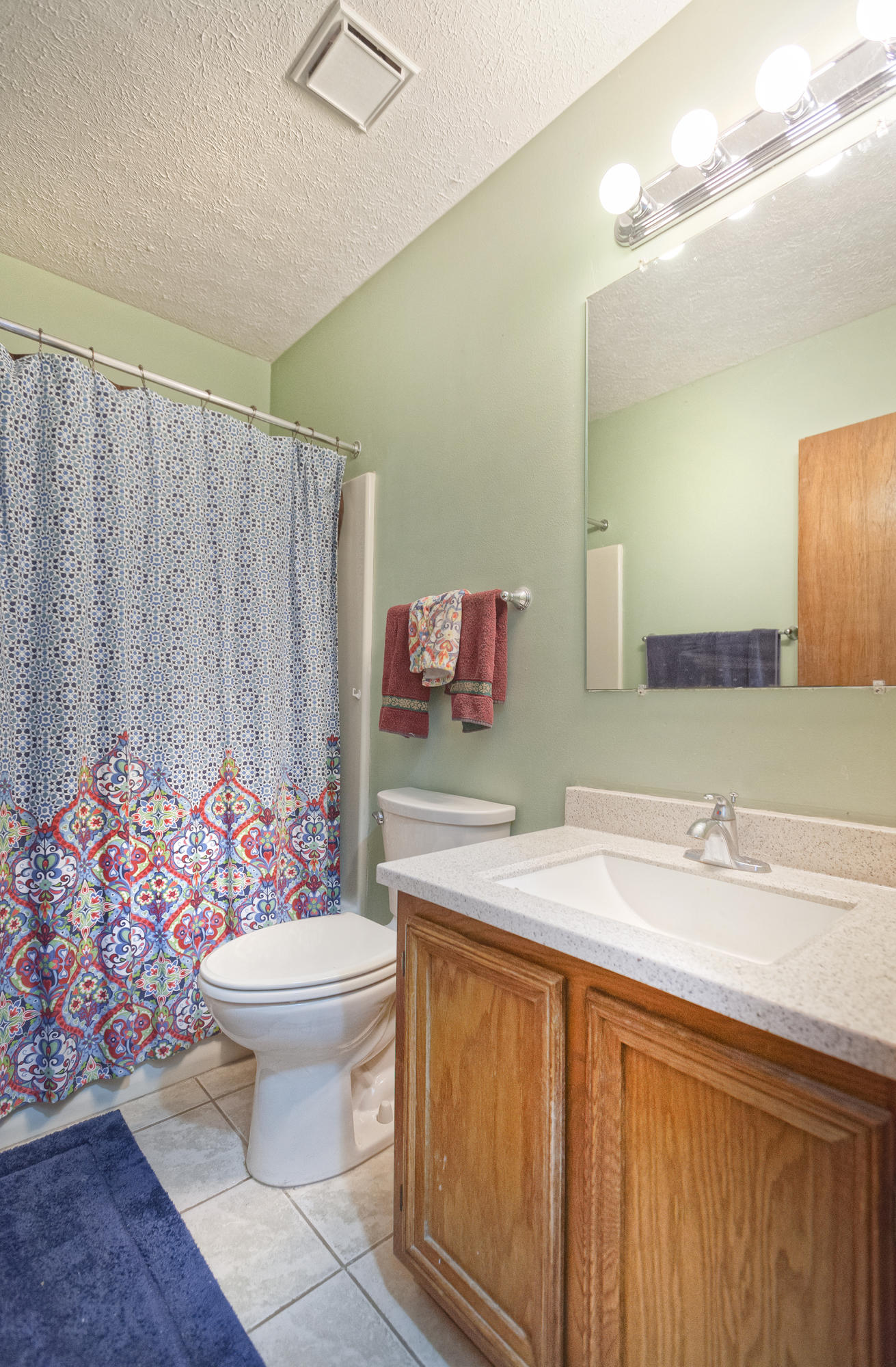 699 Highland Lake Road Union Hall, VA 24176 - Photo 21 of 33 a bathroom with a sink toilet and shower