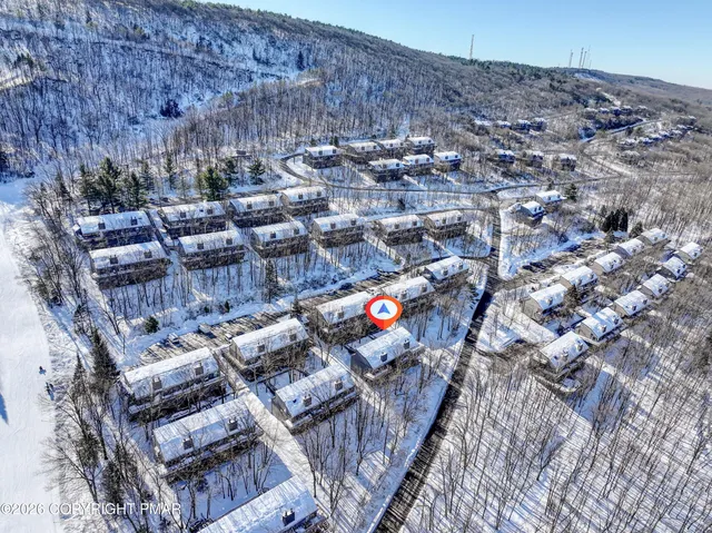 a city view with tall buildings