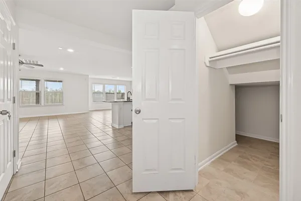 a view of empty room