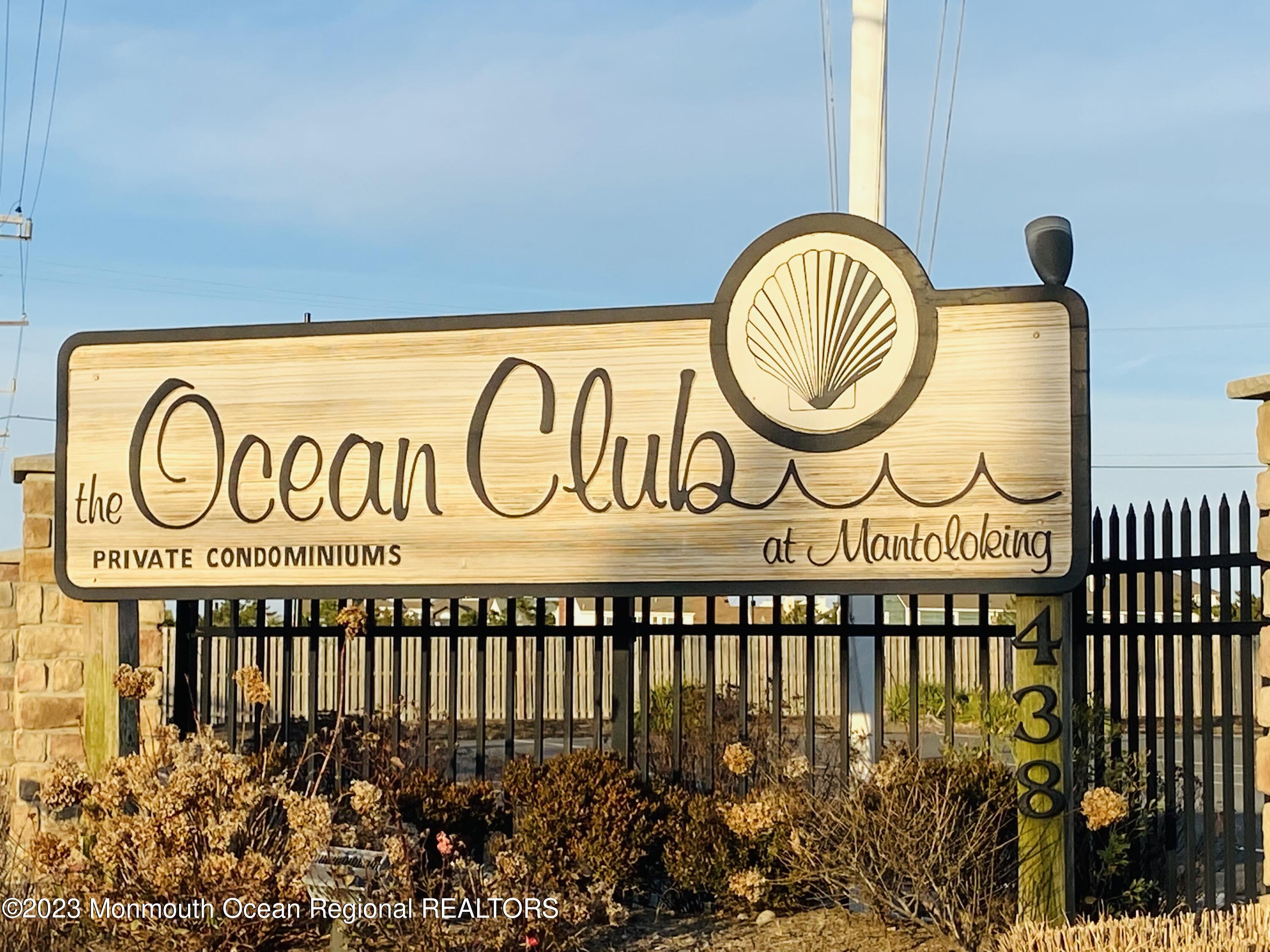 438 Highway 35, Unit 5305 Mantoloking, NJ 08738 - Photo 2 of 19 a sign on the side of a building