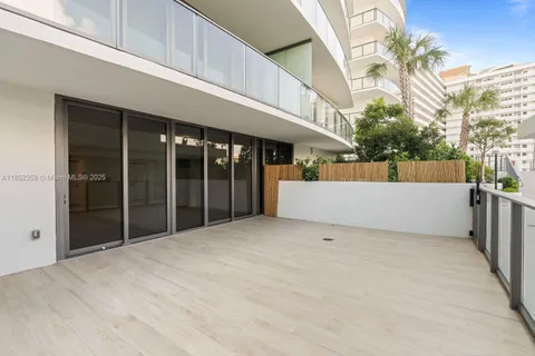 a outdoor space with furniture