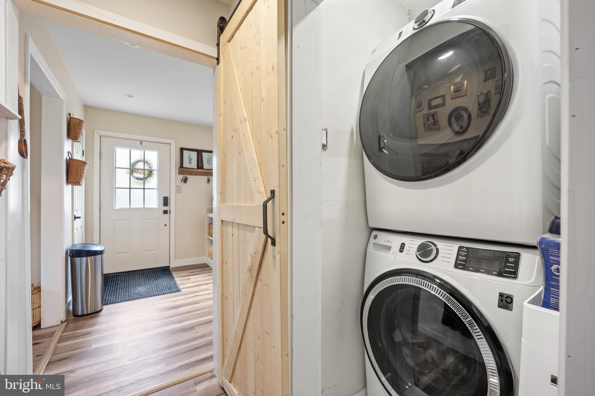 1012 Mearns Road Warminster, PA 18974 - Photo 22 of 28 a view of a storage and utility room with wooden floor