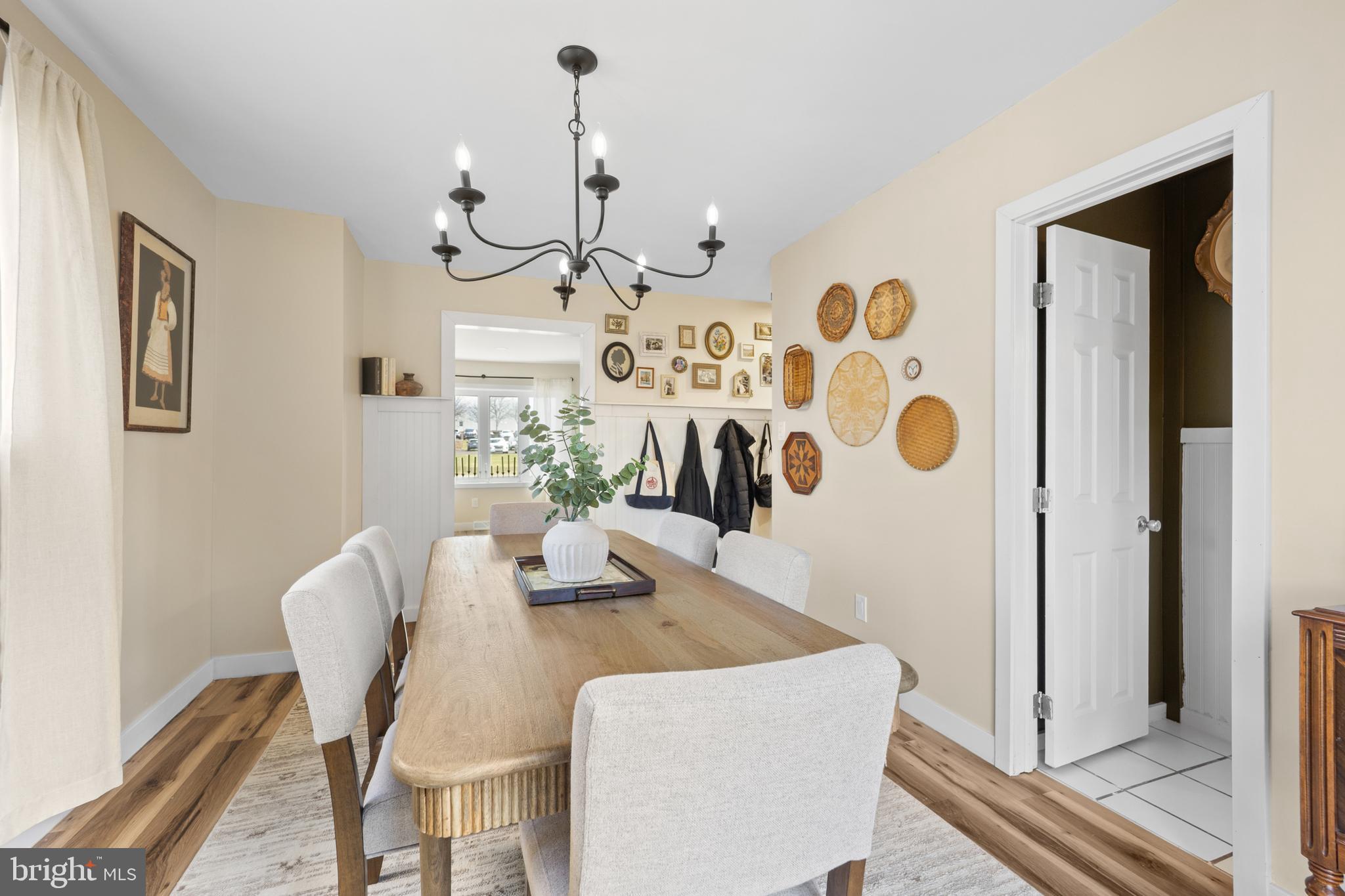 1012 Mearns Road Warminster, PA 18974 - Photo 10 of 28 a view of a dining room with furniture and wooden floor