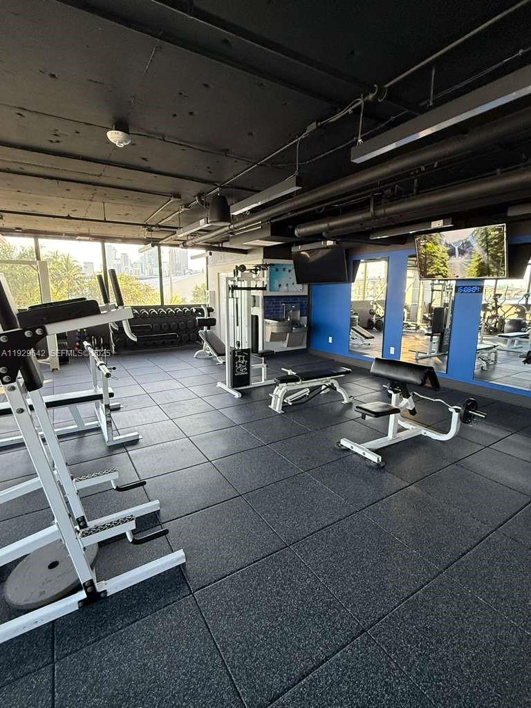 555 Northeast 15th Street, Unit 14K Miami, FL 33132 - Photo 35 of 47 a view of a gym