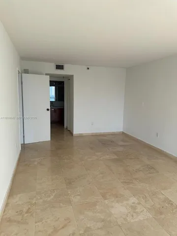 a view of a livingroom with an empty space