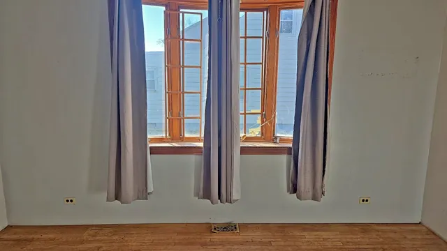 a view of wooden floor