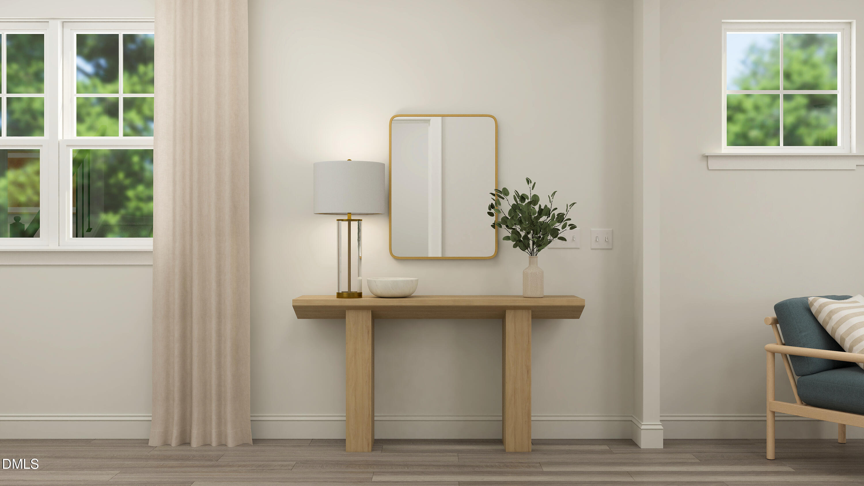 360 Calvander Lane Apex, NC 27539 - Photo 15 of 35 a view of entryway with wooden floor