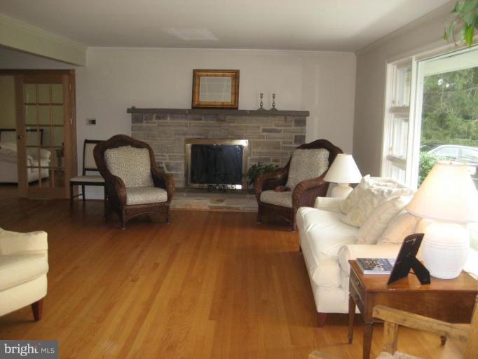 709 Stone Barn Road Towson, MD 21286 - Photo 2 of 23 Living Room w/ Stone Fire Place