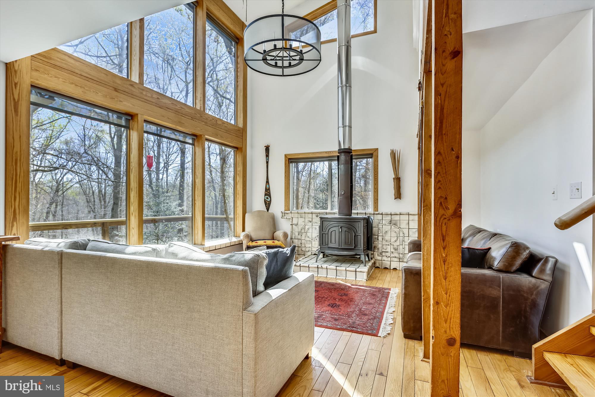 6840 Steamboat Landing Road Accokeek, MD 20607 - Photo 35 of 66 Vermont Casting wood stove keeps the house toasty