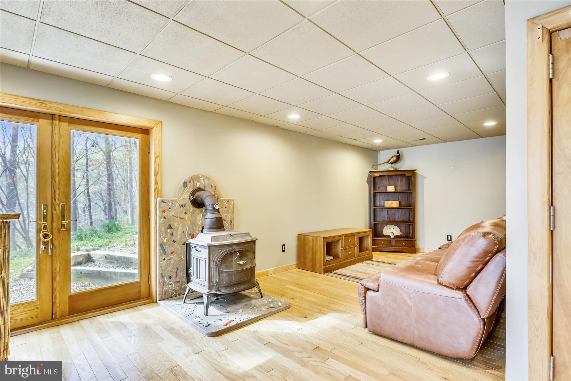 6840 Steamboat Landing Road Accokeek, MD 20607 - Photo 56 of 66 Artist designed lower level wood stove hearth