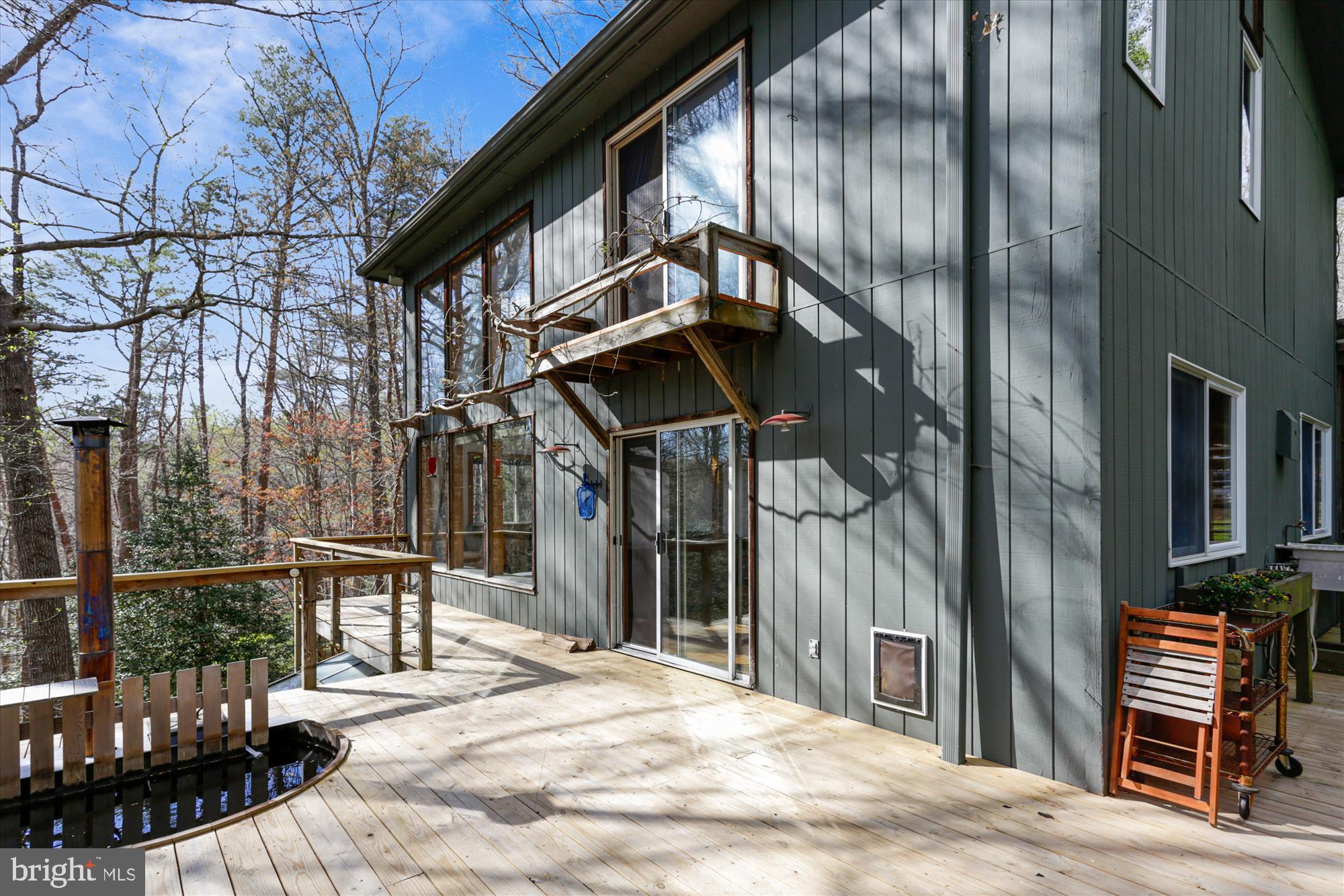6840 Steamboat Landing Road Accokeek, MD 20607 - Photo 8 of 66 Back deck with wood-fired hot tub