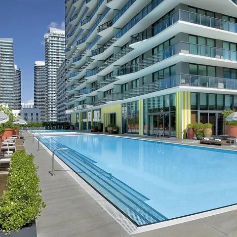 a view of building with yard