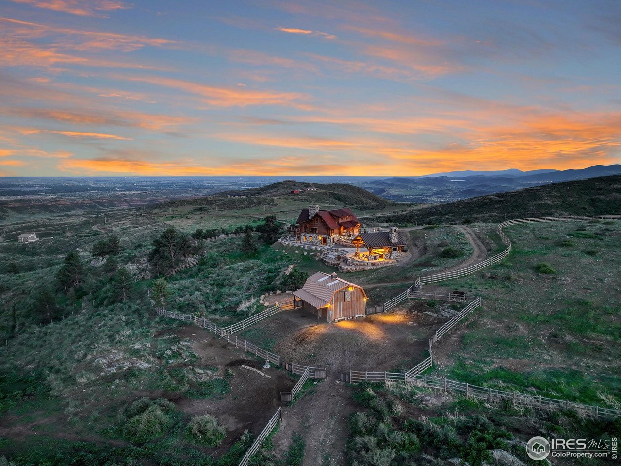 9126 Gold Mine Road Fort Collins, CO 80526 - Photo 39 of 40 a view of a town with mountains in the background