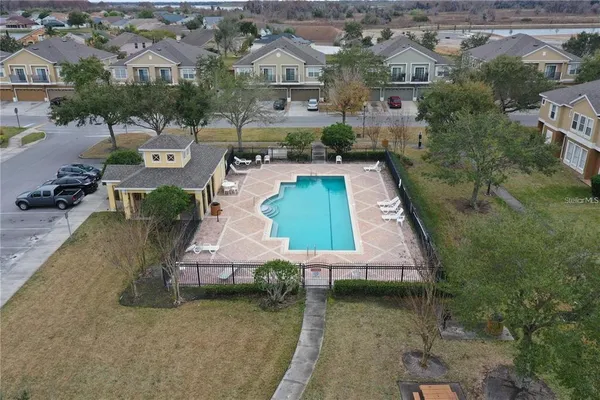 an aerial view of a