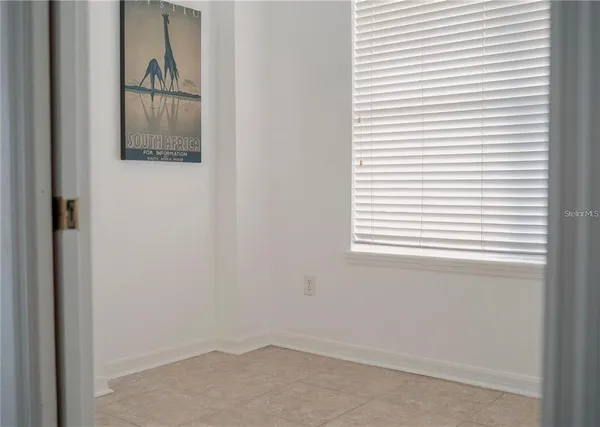 a small space with a window