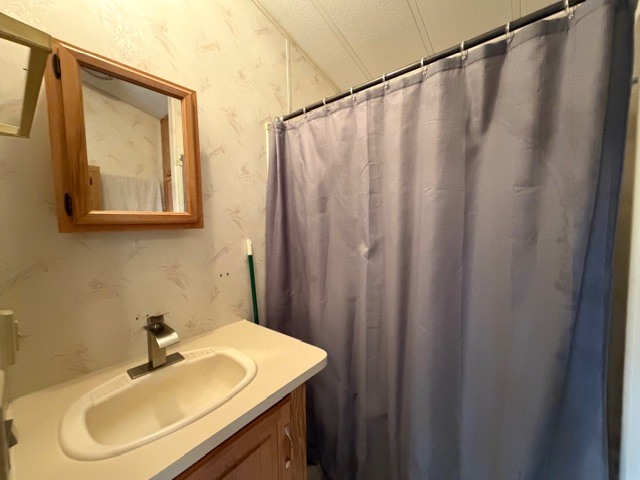 2795 East 28th Road Marseilles, IL 61341 - Photo 20 of 69 a bathroom with a sink and a mirror