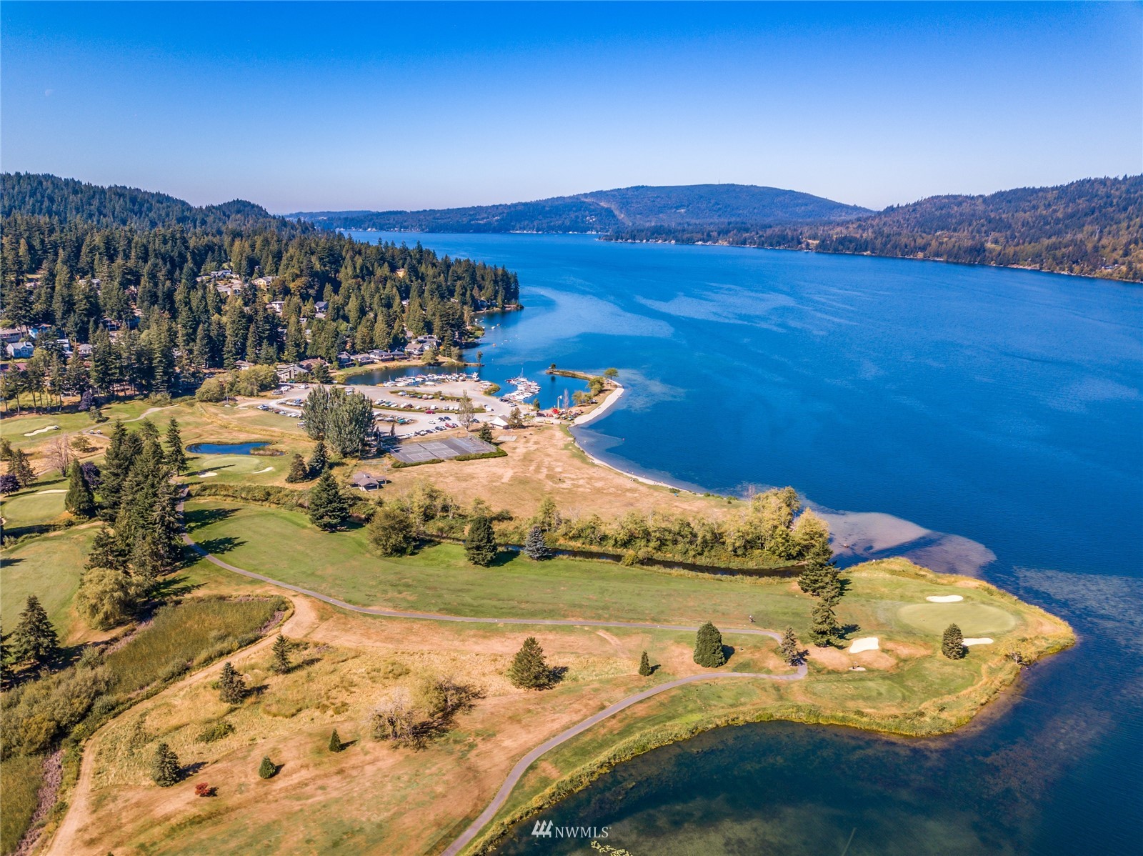 118 Sudden Valley Drive Bellingham, WA 98229 - Photo 33 of 35 a view of a table and an ocean in the background