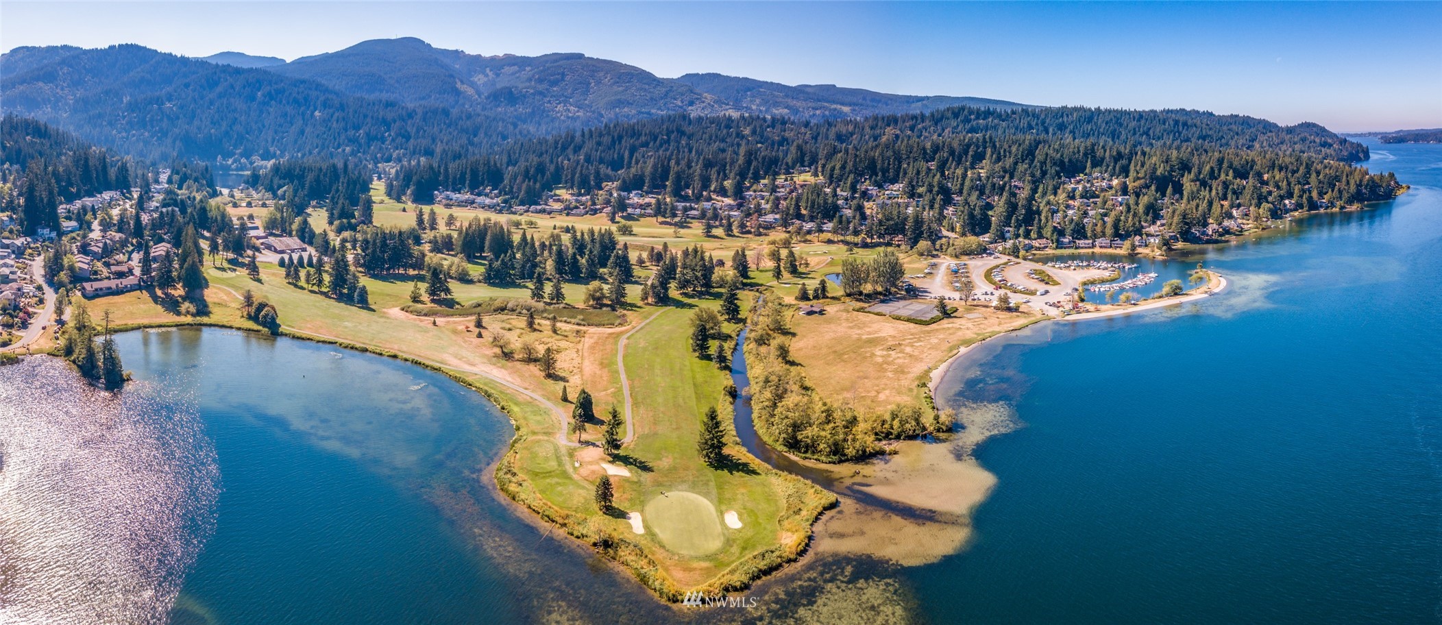 118 Sudden Valley Drive Bellingham, WA 98229 - Photo 35 of 35 a view of a swimming pool with a mountain view