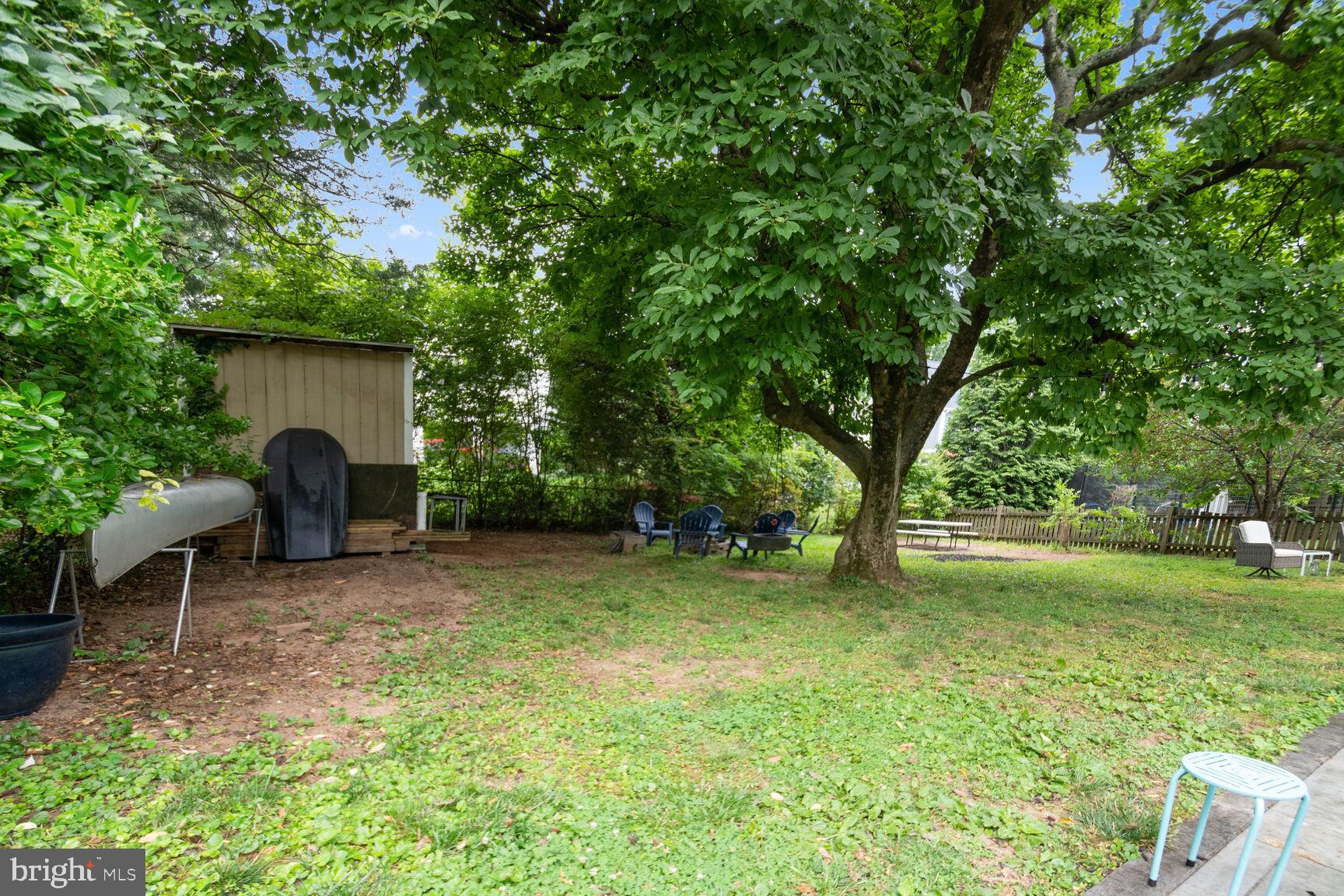8504 Grubb Road Chevy Chase, MD 20815 - Photo 28 of 29 a view of a backyard with a garden and entertaining space