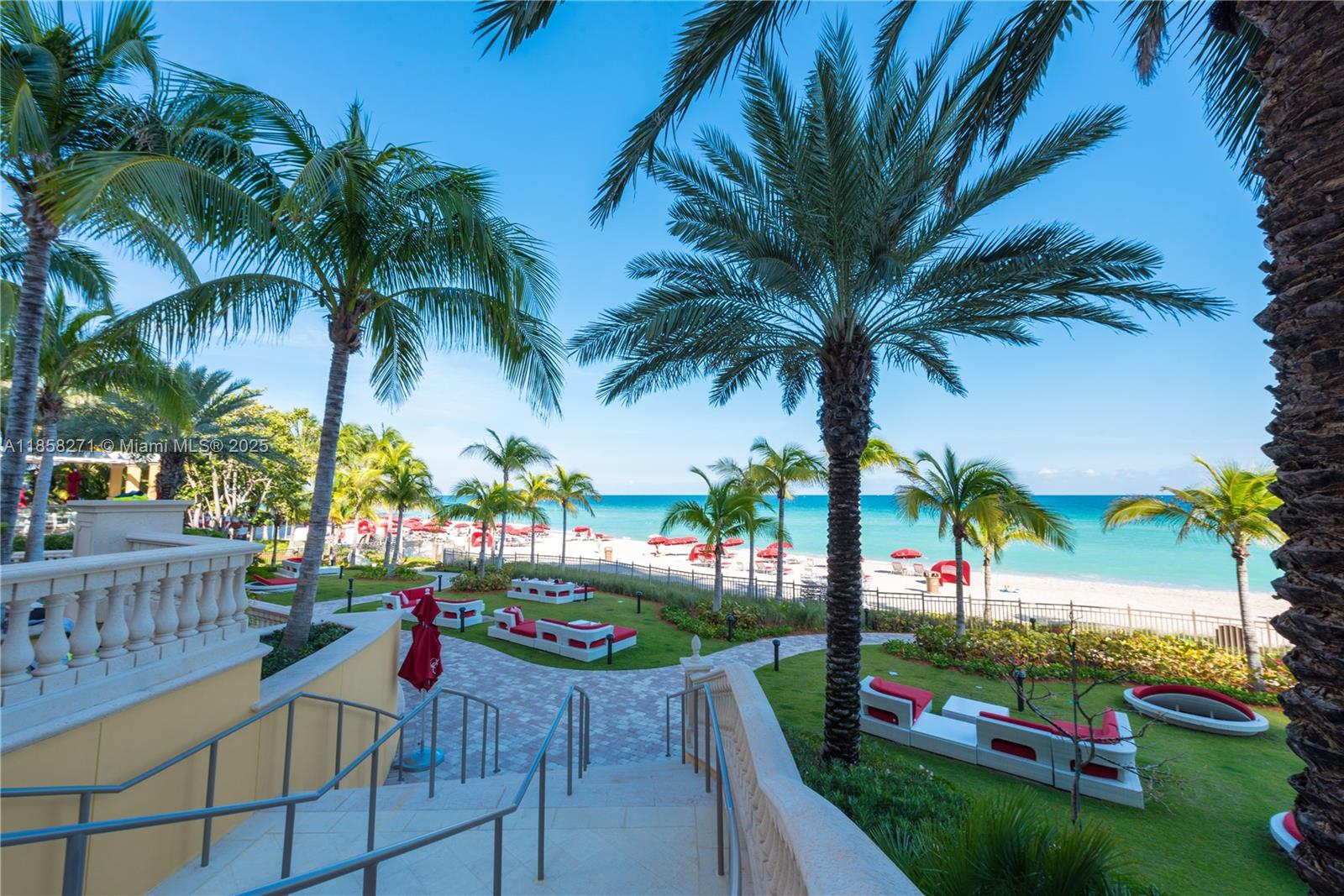 17749 Collins Avenue, Unit 802 Sunny Isles Beach, FL 33160 - Photo 18 of 25 a view of outdoor space with sitting space