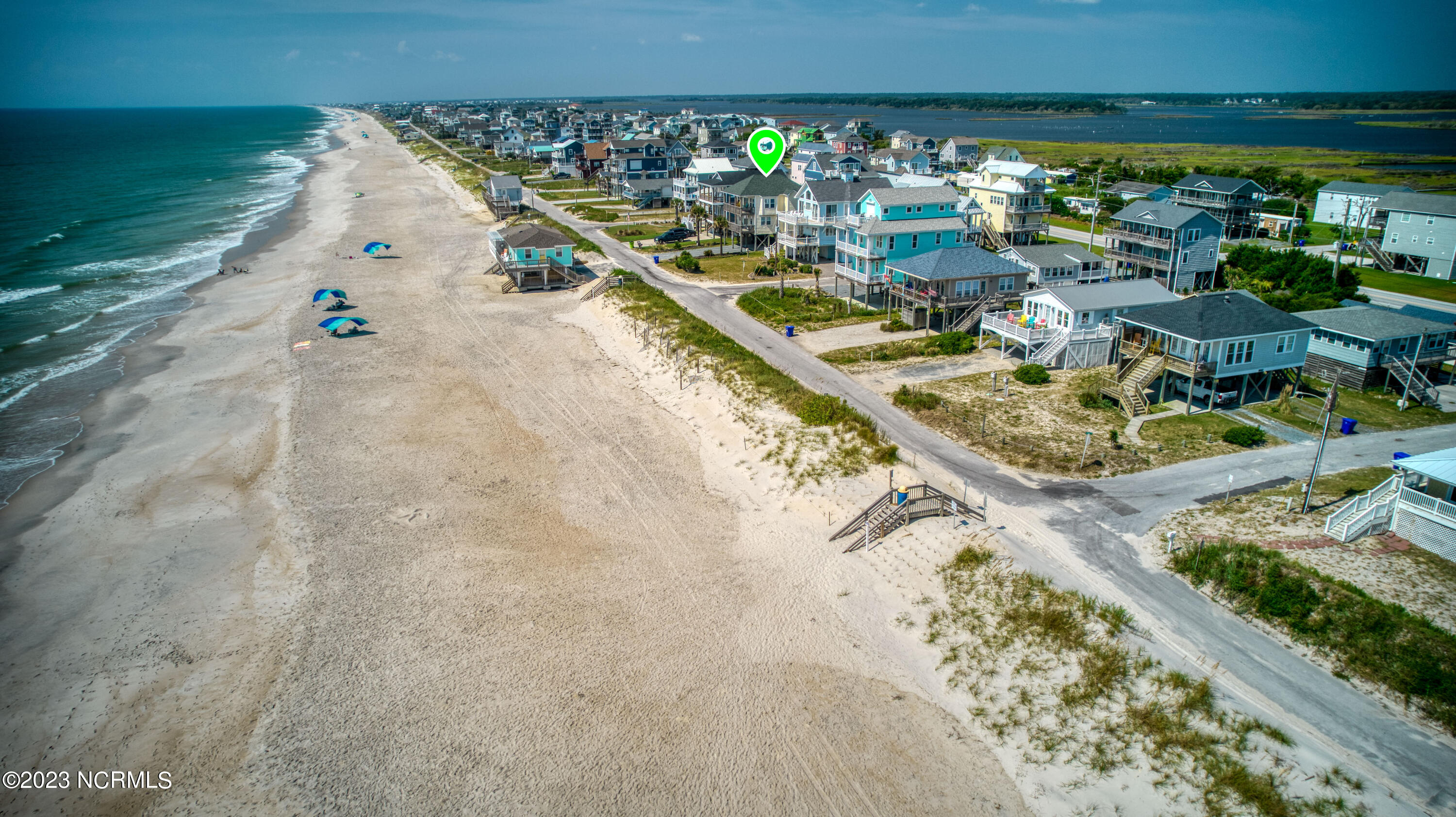 483 Topsail Road North Topsail Beach, NC 28460 - Photo 32 of 38 Drone view 2