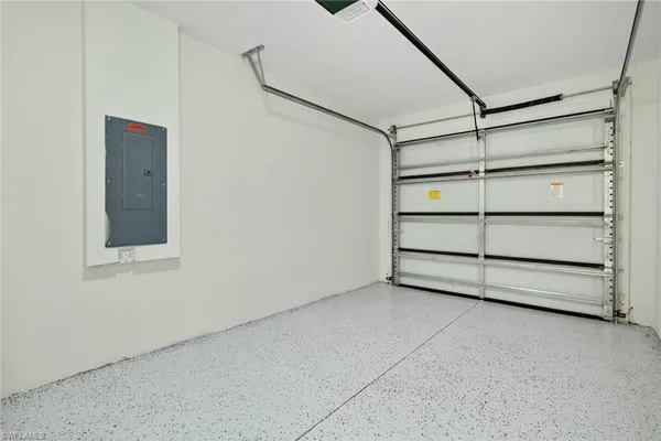 a view of a room with an empty space