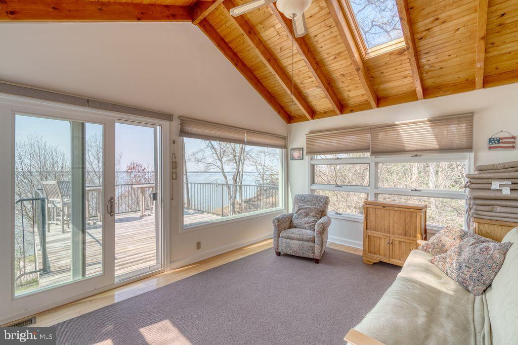 29 Center Road Earleville, MD 21919 - Photo 28 of 41 Enclosed porch off living/dining area