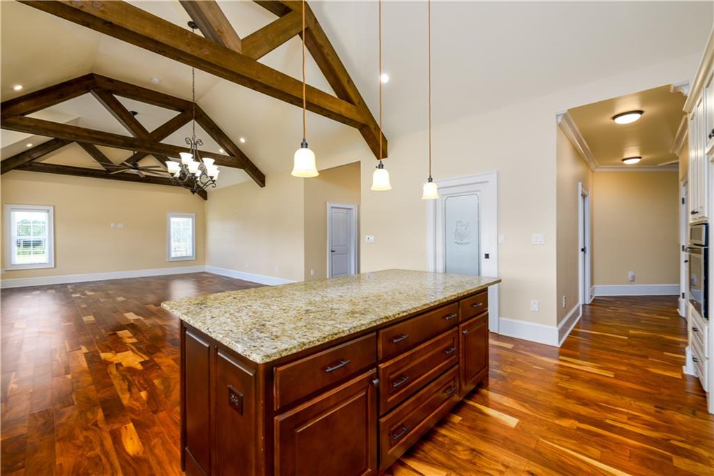 725 County Farm Road Jefferson, GA 30549 - Photo 6 of 43 a bathroom with a granite countertop sink and a mirror