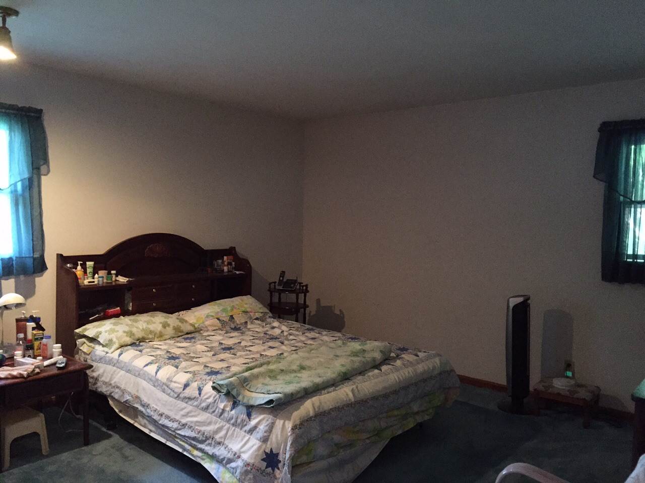 5206 Brookview Road Rockford, IL 61107 - Photo 4 of 23 a bedroom with a bed and a potted plant on dresser
