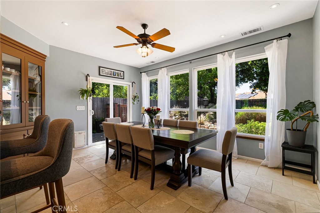 13 Avante Way Chico, CA 95973 - Photo 20 of 58 a view of a dining room with furniture window and outside view