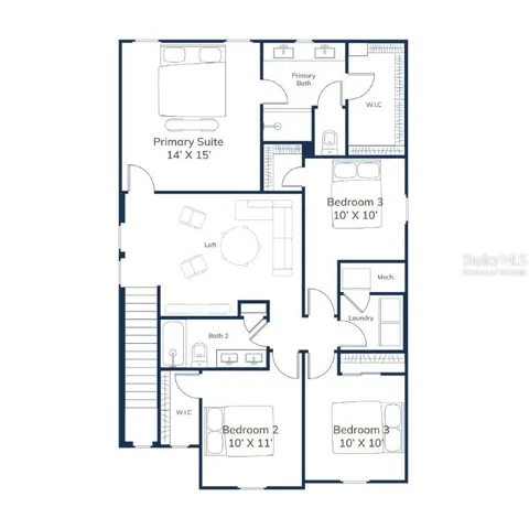 a picture of a book and a bed