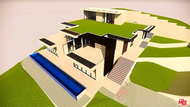 a view of a dry yard