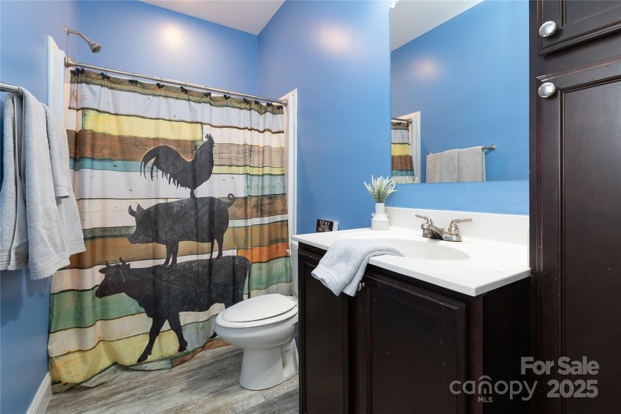 653 Mag Sluder Road Alexander, NC 28701 - Photo 21 of 28 a bathroom with a sink toilet and shower