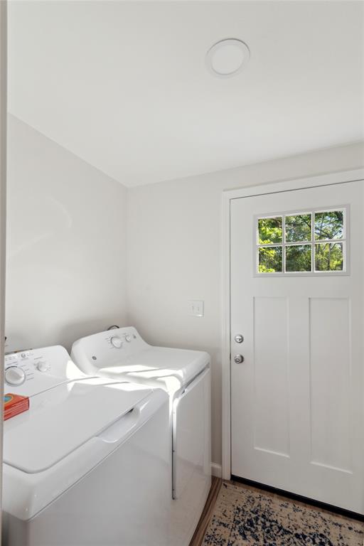 141 Mallard Road Ringgold, LA 71068 - Photo 24 of 33 Utility area with a white paneled door featuring a multi-pane glass insert, a flush-mounted ceiling light fixture, and light-toned wall paint