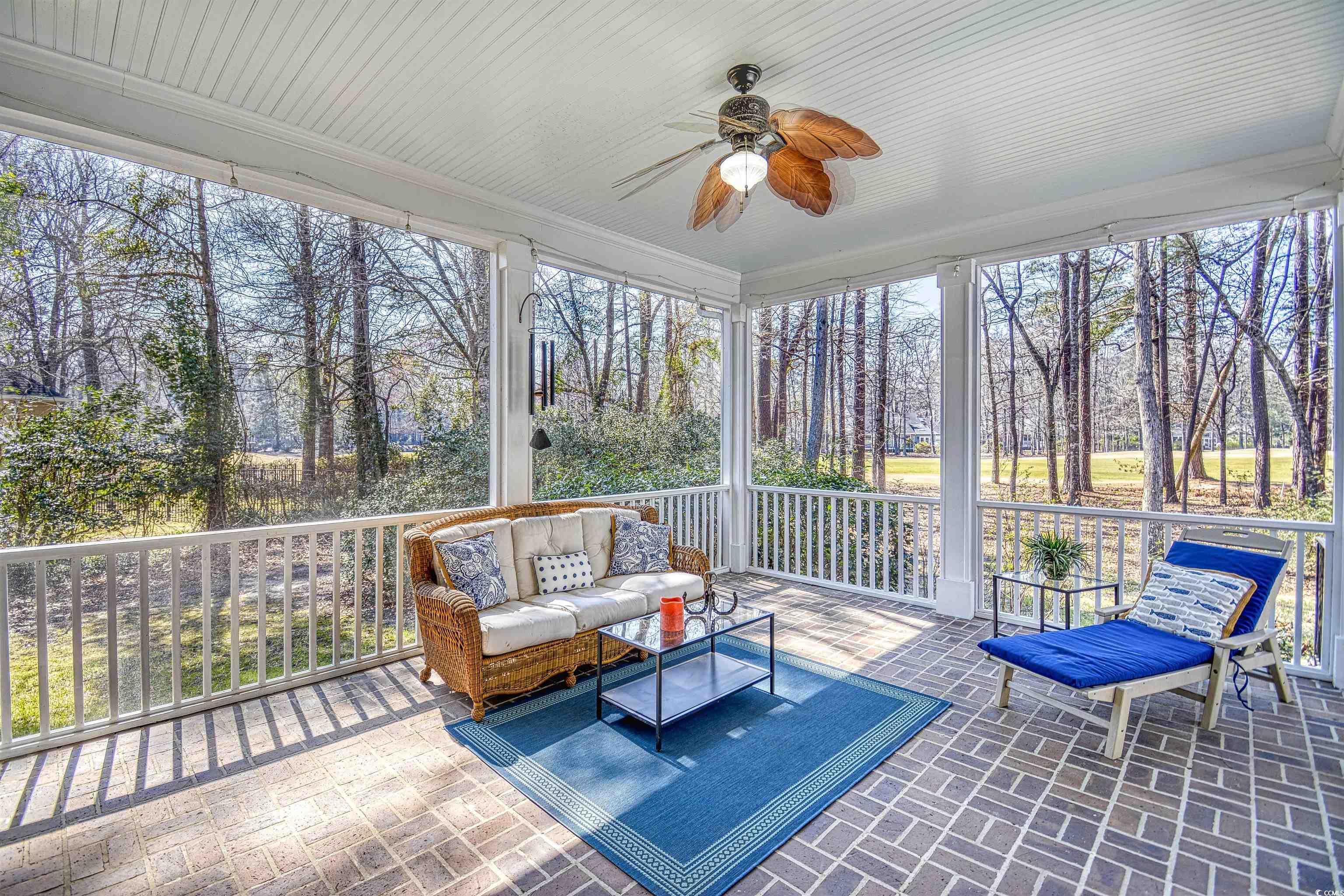 4514 Wagon Run Murrells Inlet, SC 29576 - Photo 20 of 40 Sunroom / solarium with a ceiling fan