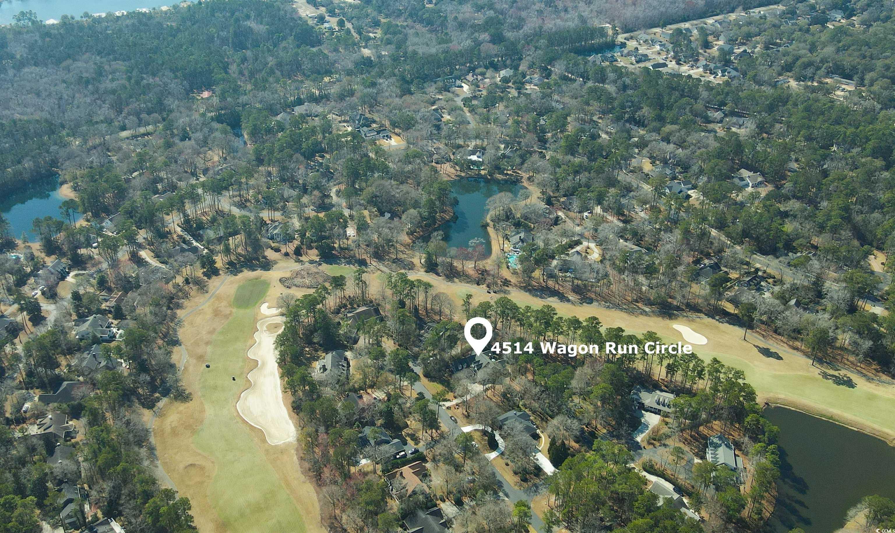 4514 Wagon Run Murrells Inlet, SC 29576 - Photo 30 of 40 Aerial view featuring a water view