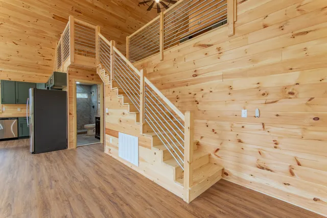 a view of a tall building