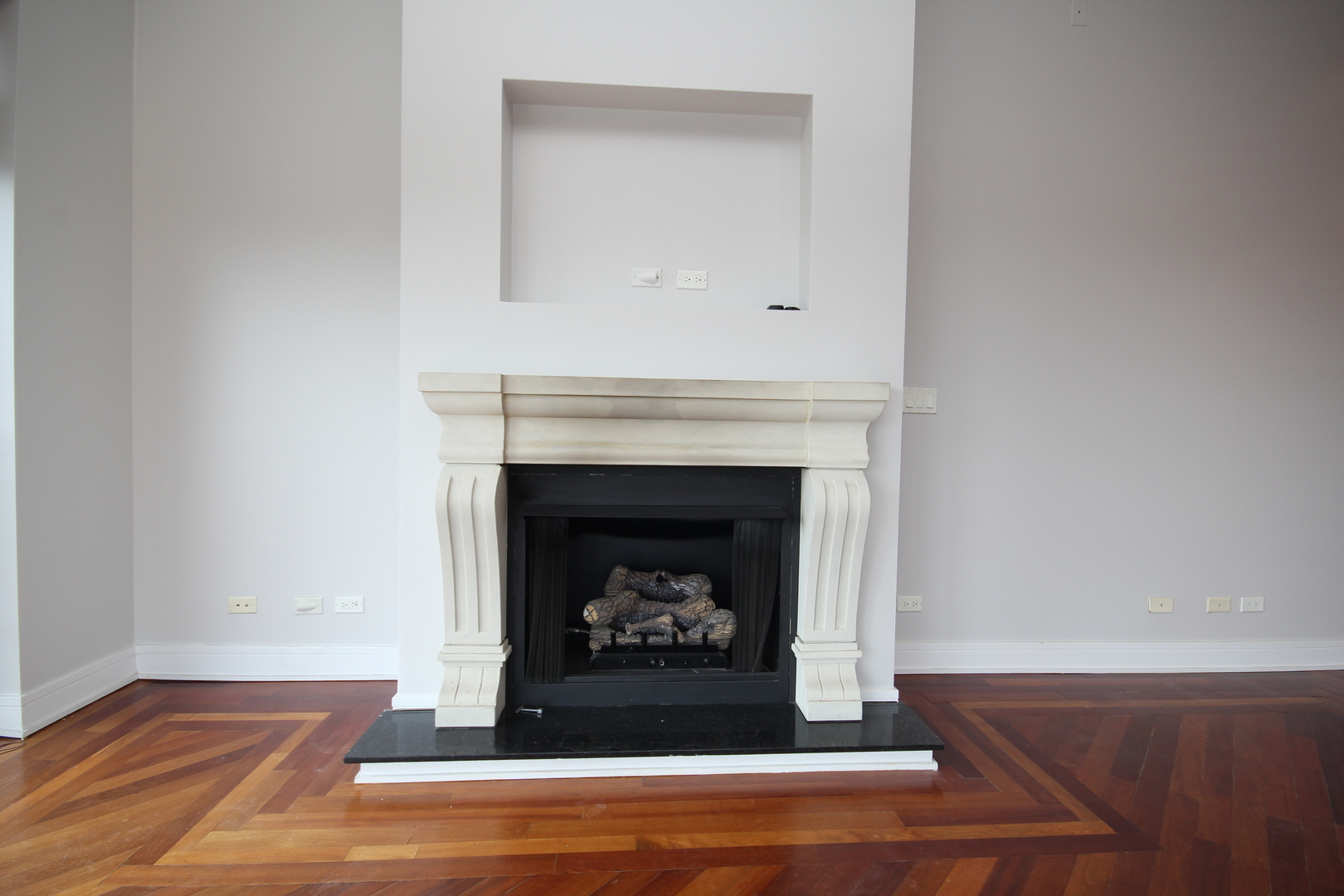 2954 West Irving Park Road, Unit 4C Chicago, IL 60618 - Photo 4 of 44 a living room with a fireplace
