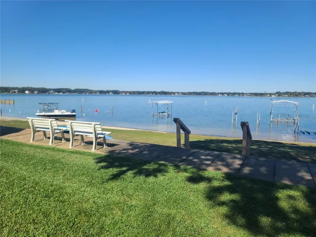 a view of outdoor space with garden