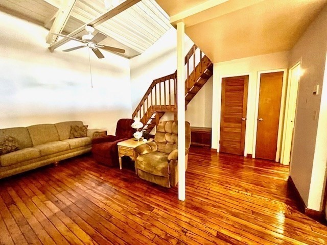 267 Locust Street, Unit 2G Northampton, MA 01062 - Photo 3 of 24 a living room with furniture and wooden floor