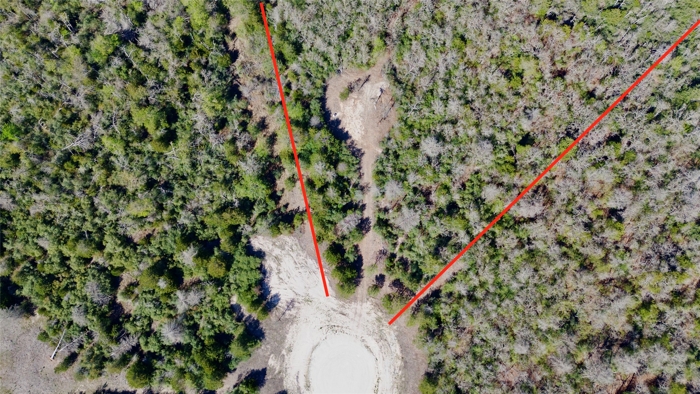 100 Pr 617 Roads Kosse, TX 76653 - Photo 4 of 26 Aerial view of sparsely populated area with a desert landscape and property boundaries highlighted