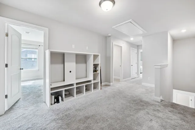 en empty room with windows