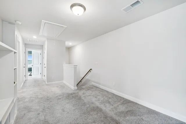 a view of empty room