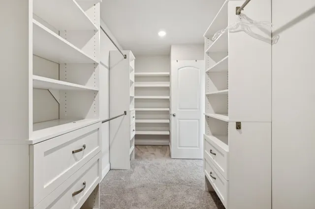 a view of walk in closet