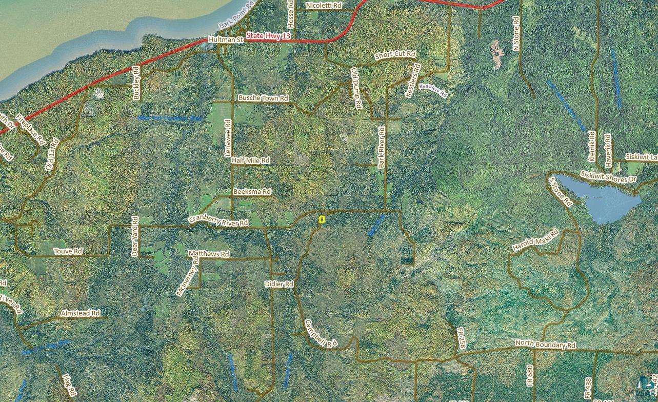 Lot 1 Campbell Road Herbster, WI 54844 - Photo 6 of 14 Aerial Map