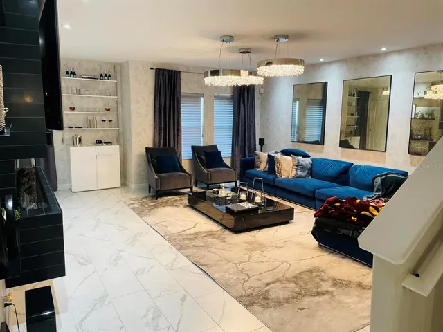 a shelf with cup and plates