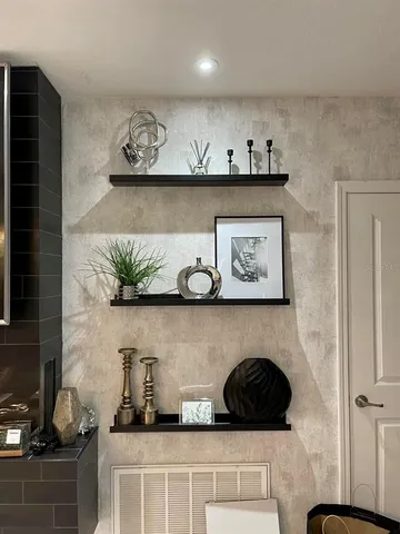 a kitchen with table and chairs