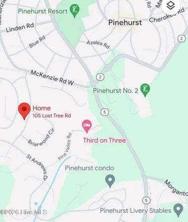 $500,000 | 105 Lost Tree Road, Pinehurst, NC 28374