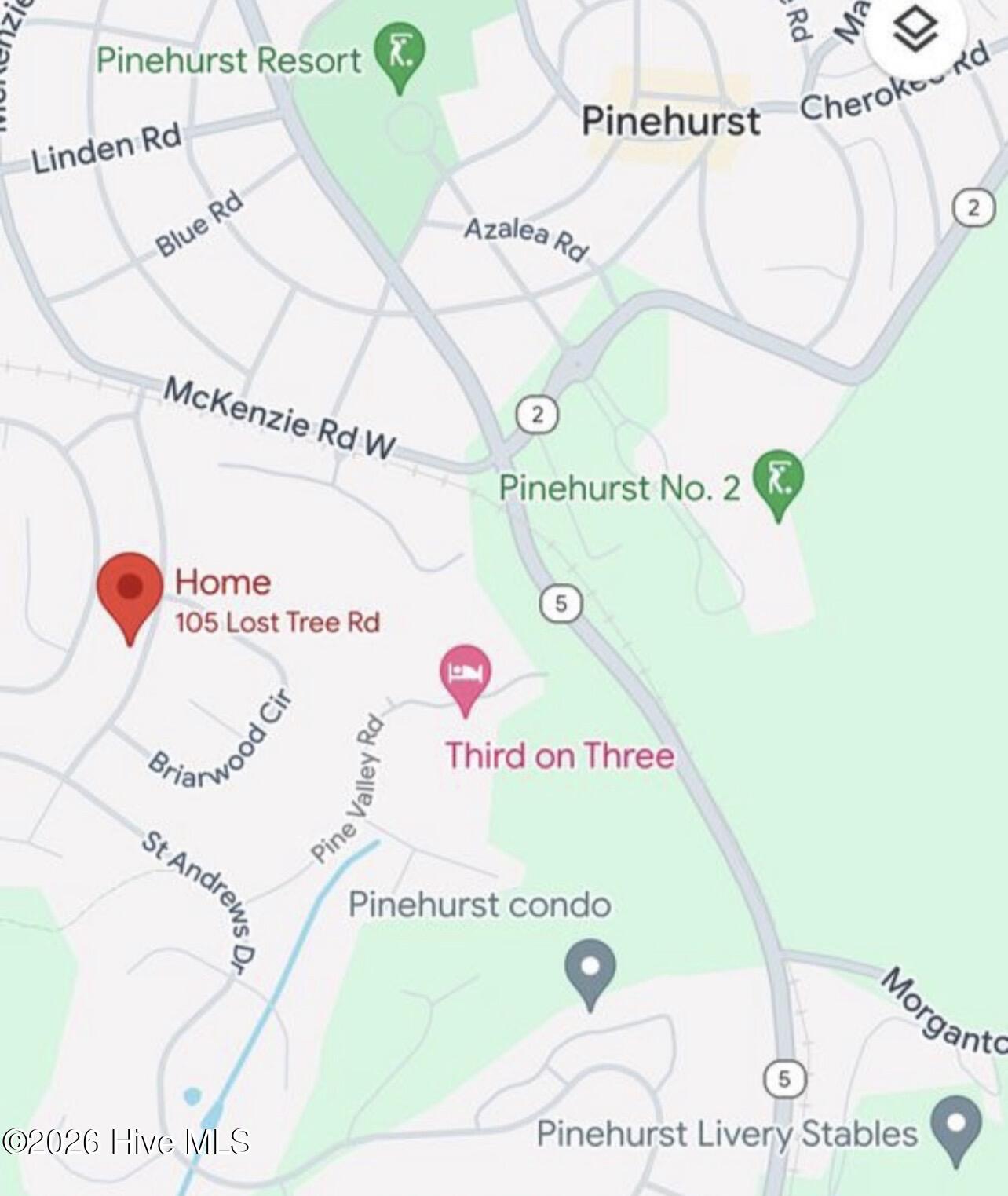 105 Lost Tree Road Pinehurst, NC 28374 - Photo 66 of 66 105 Lost Tree Road Photo Location